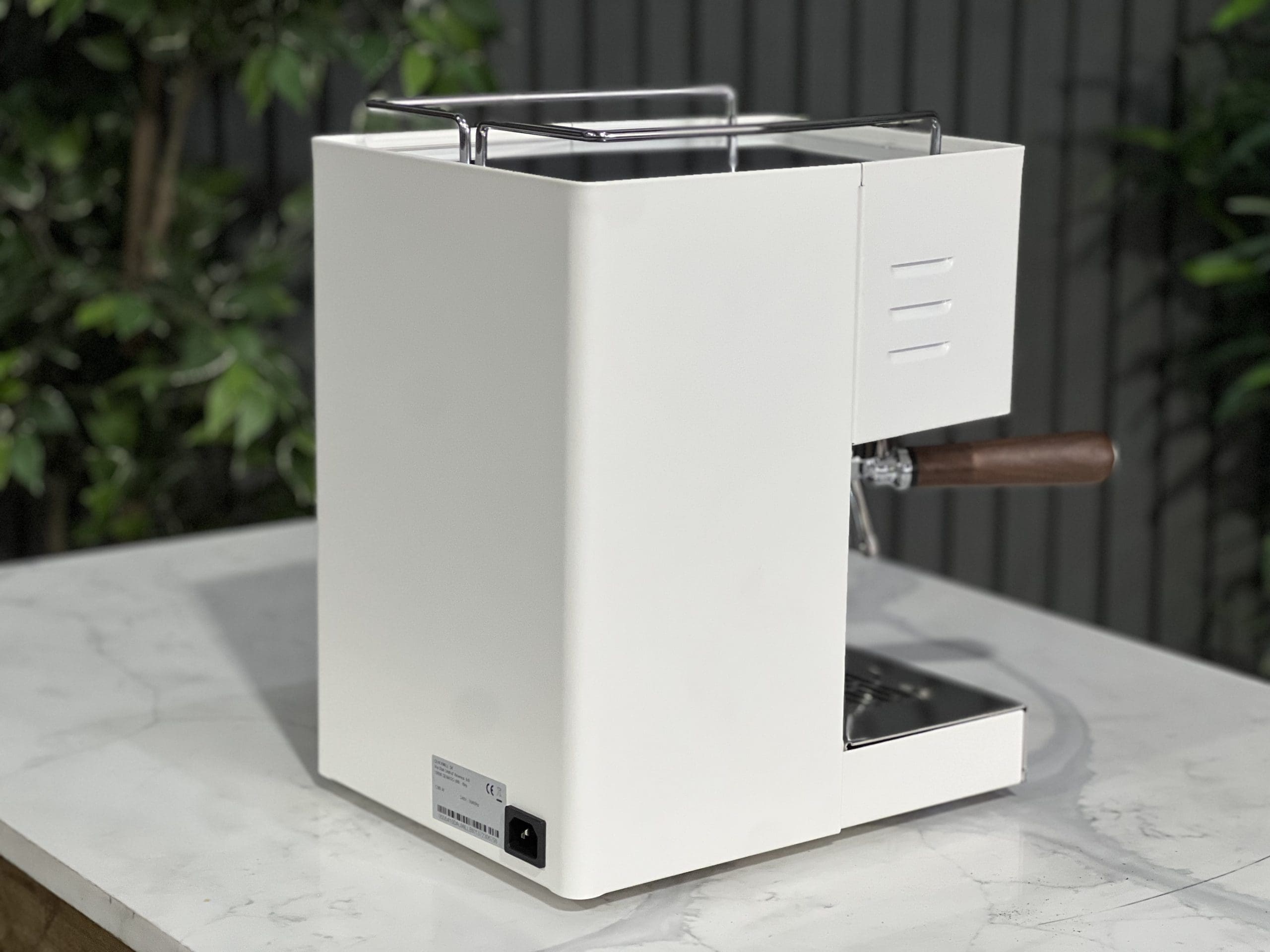 Quick Mill Pippa Tank White - 1 Group Commercial Espresso Machine - Timber