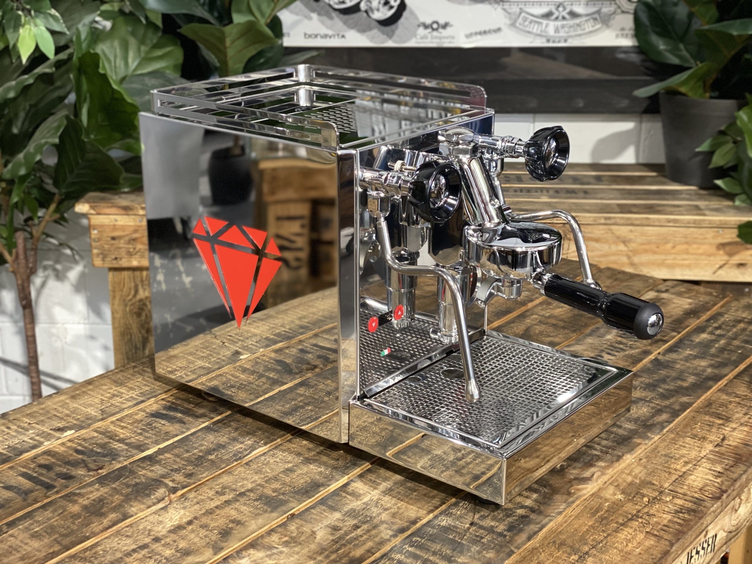 Quick Mill Rubino Plus PID - 1 Group Commercial Espresso Machine - Stainless