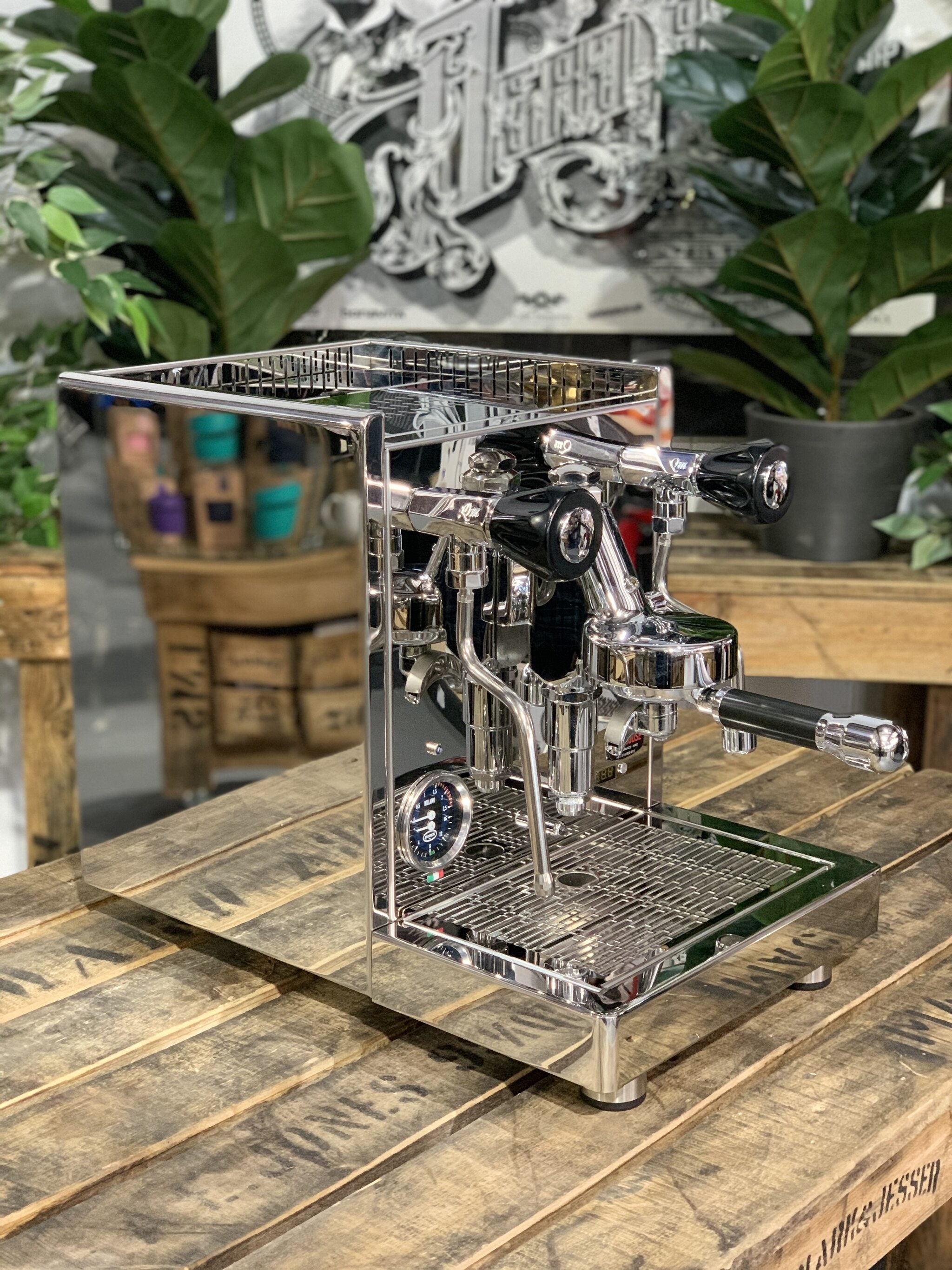Quick Mill Aquila PLUS Rotary PID - 1 Group Commercial Espresso Machine - Stainless