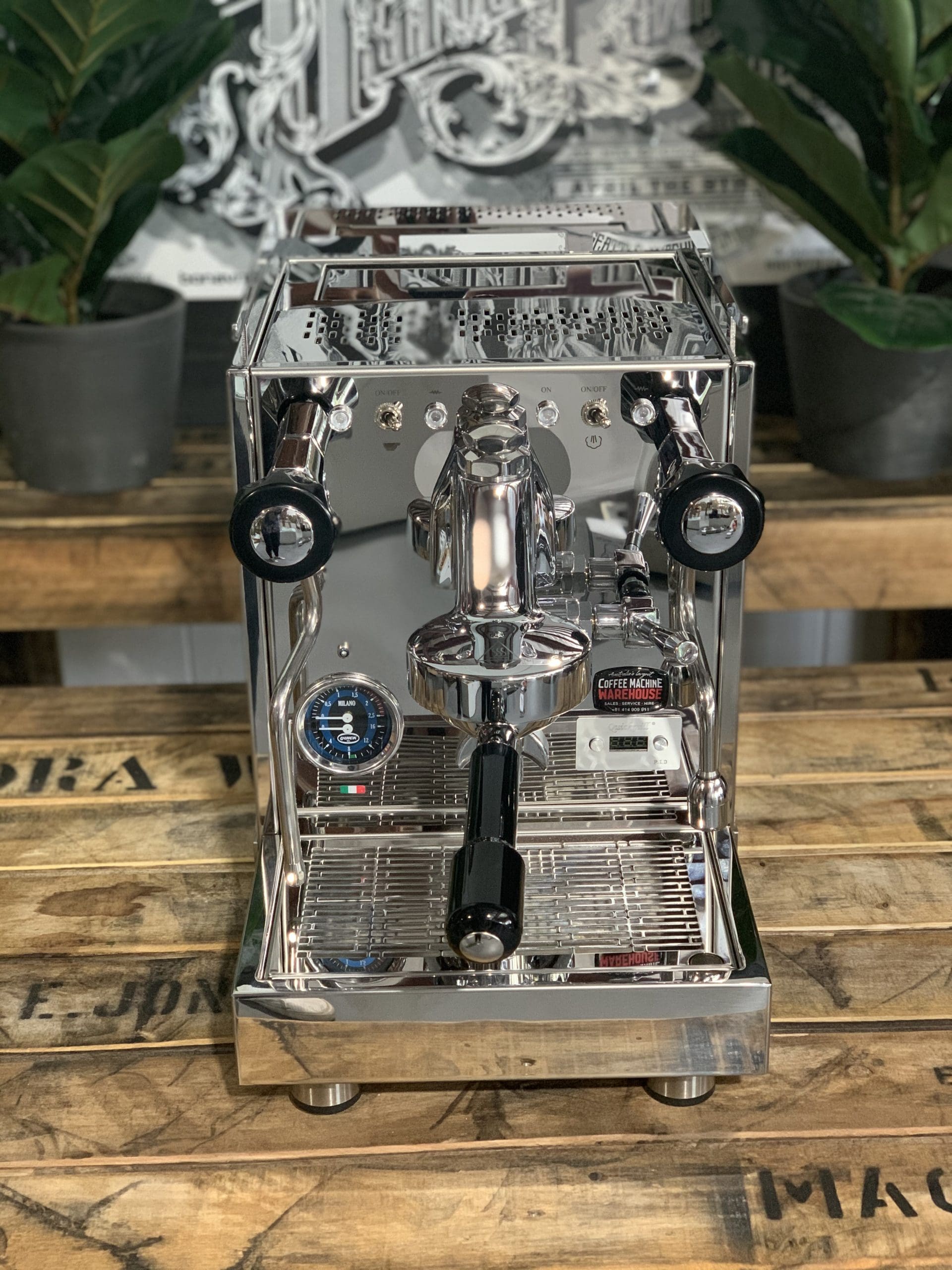 Quick Mill QM67 - 1 Group Commercial Espresso Machine - Stainless