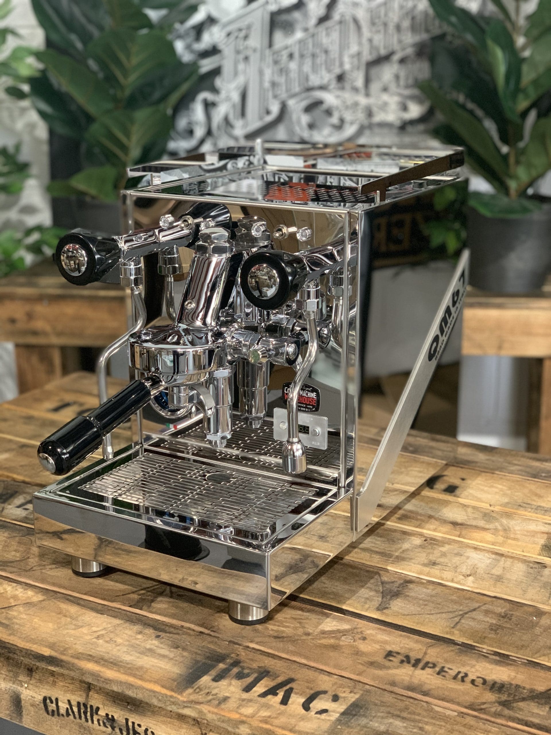 Quick Mill QM67 - 1 Group Commercial Espresso Machine - Stainless
