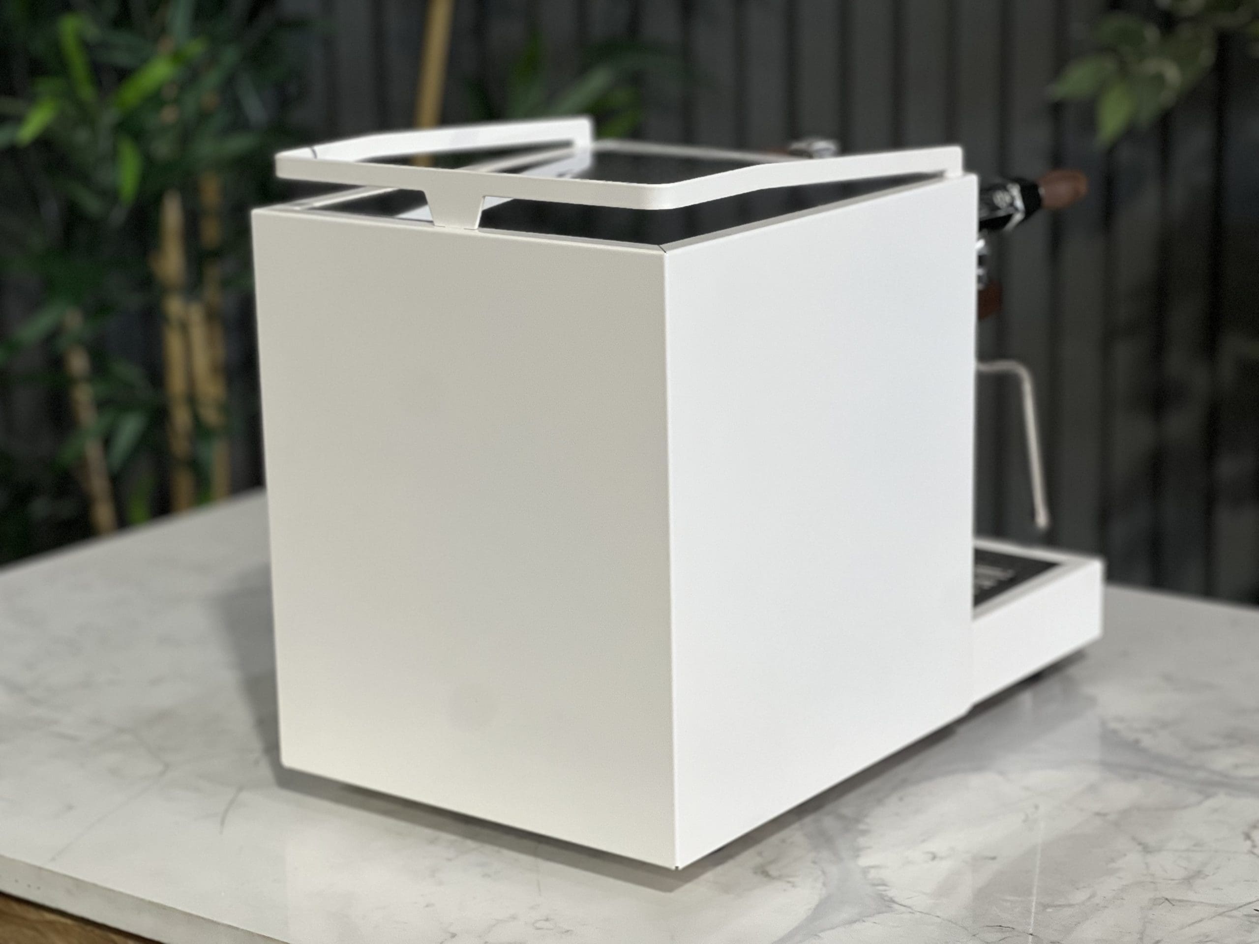 Quick Mill Rubino White - 1 Group Commercial Espresso Machine - Timber