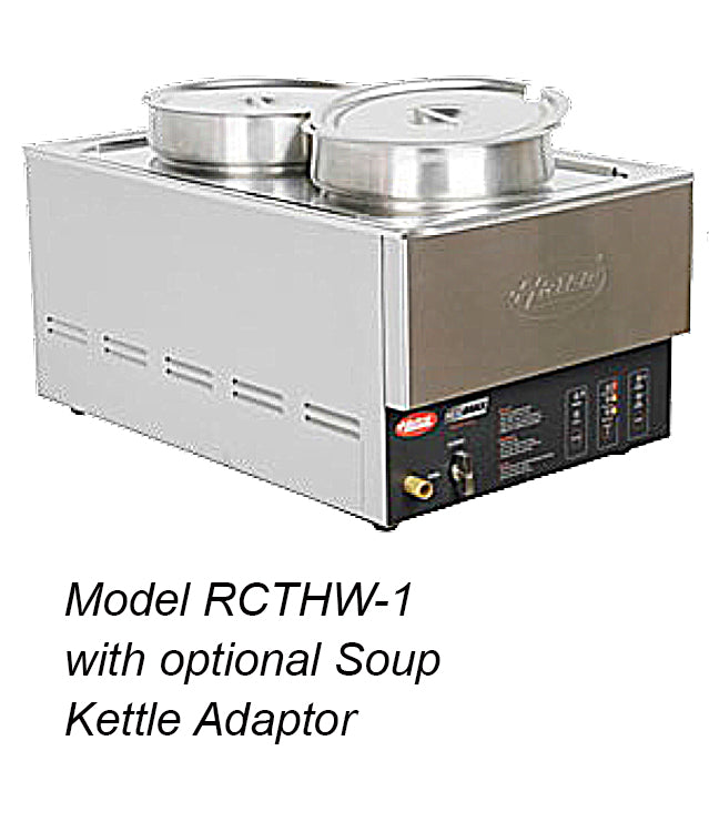 Heat-Max Rectangular Single Heated Well - 368mm x 510mm x 160mm 15amp plug - RCTHW-1E