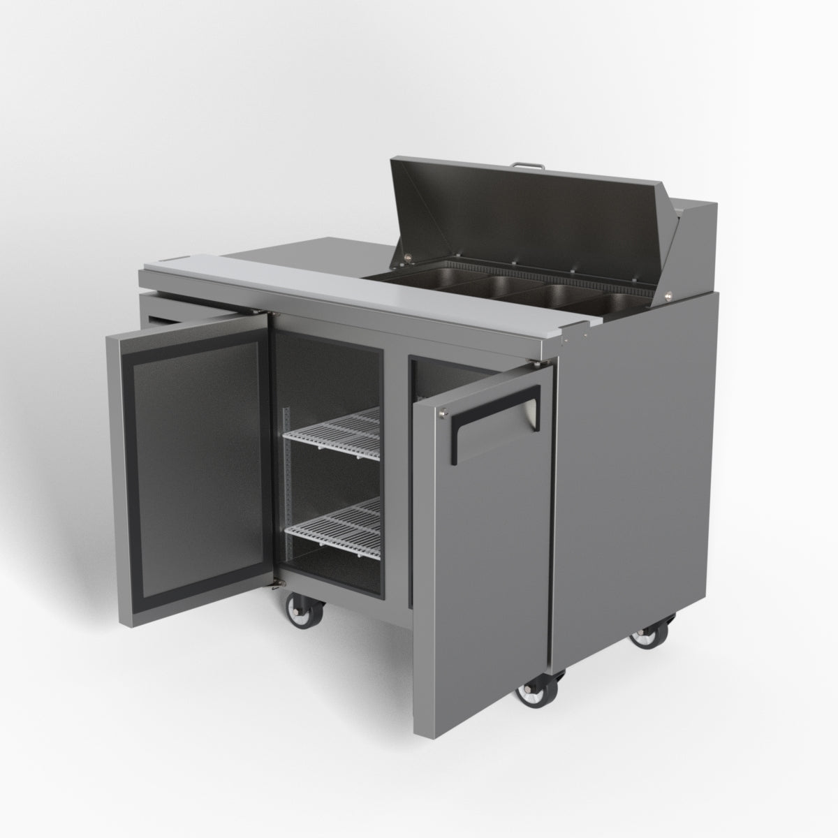 Skope ReFlex 2 Solid Door GN Compatible Salad Preparation Fridge 217L - RF7.PPS.2.SD