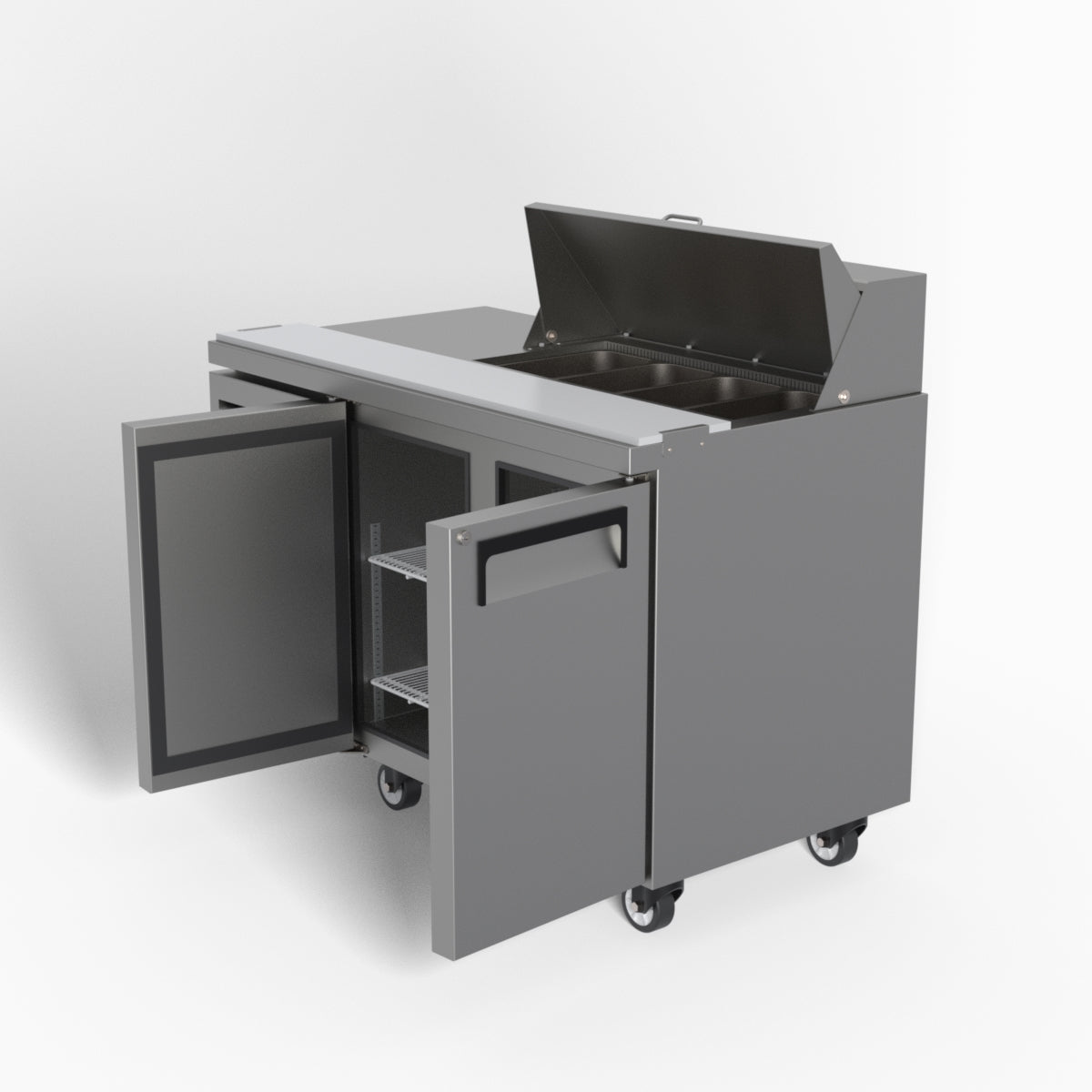 Skope ReFlex 2 Solid Door GN Compatible Salad Preparation Fridge 217L - RF7.PPS.2.SD