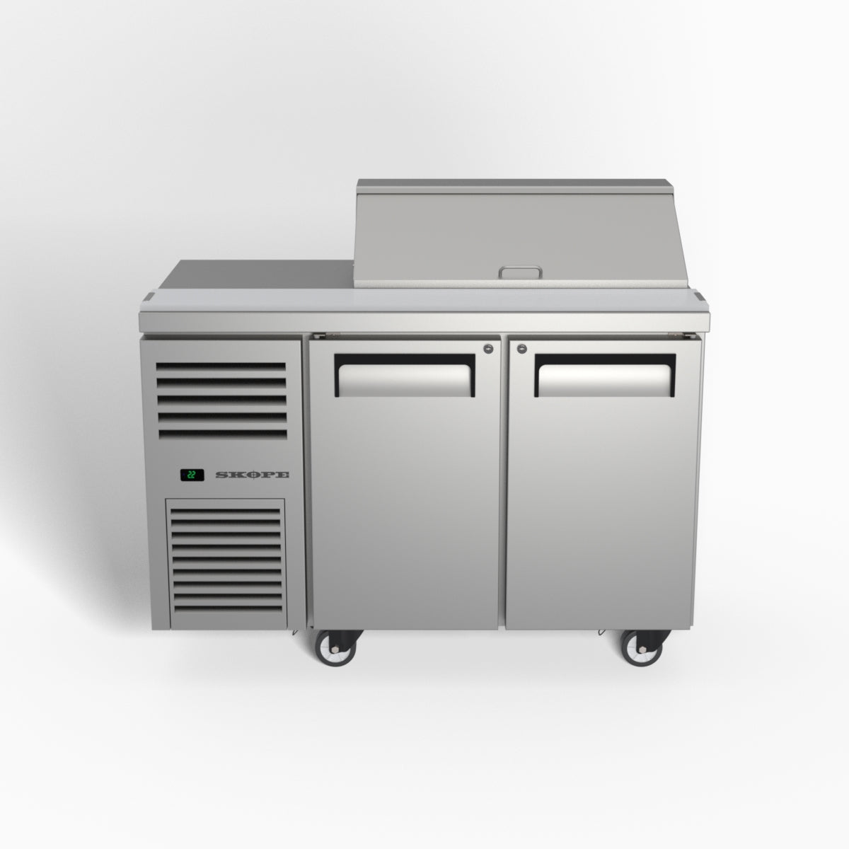 Skope ReFlex 2 Solid Door GN Compatible Salad Preparation Fridge 217L - RF7.PPS.2.SD