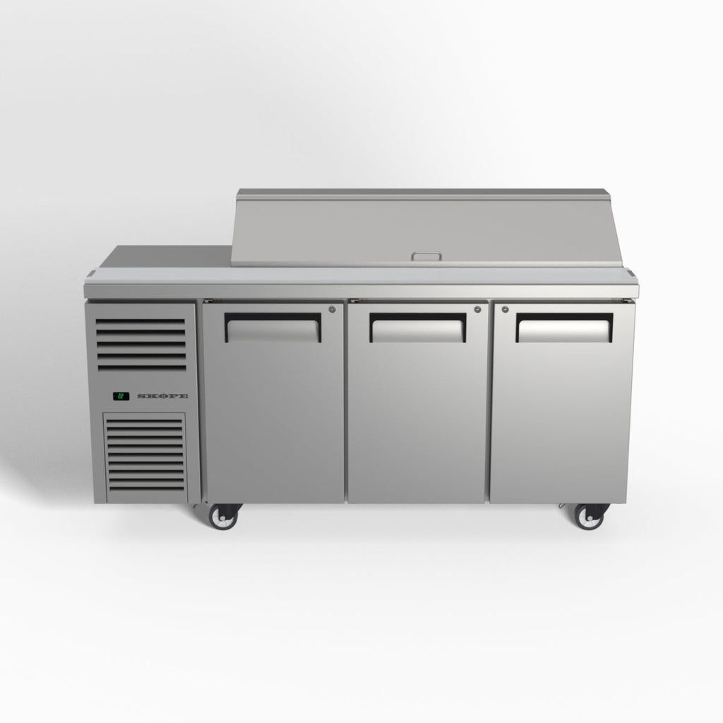 Skope ReFlex 3 Solid Door GN Compatible Salad Preparation Fridge 357L - RF7.PPS.3.SD