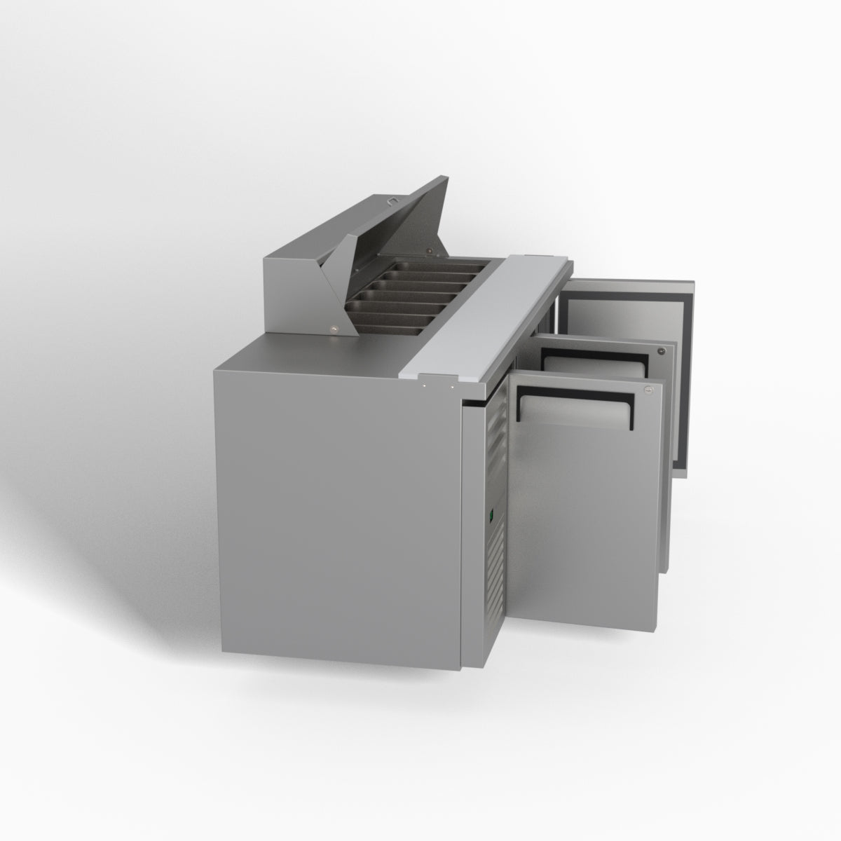 Skope ReFlex 3 Solid Door GN Compatible Salad Preparation Fridge 357L - RF7.PPS.3.SD