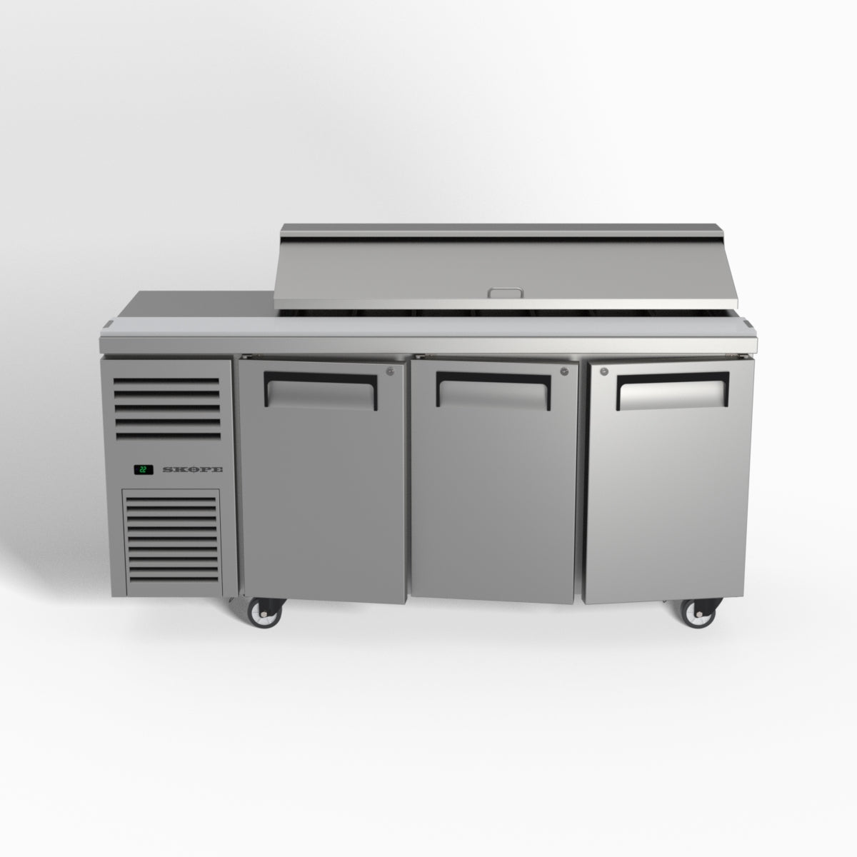 Skope ReFlex 3 Solid Door GN Compatible Salad Preparation Fridge 357L - RF7.PPS.3.SD