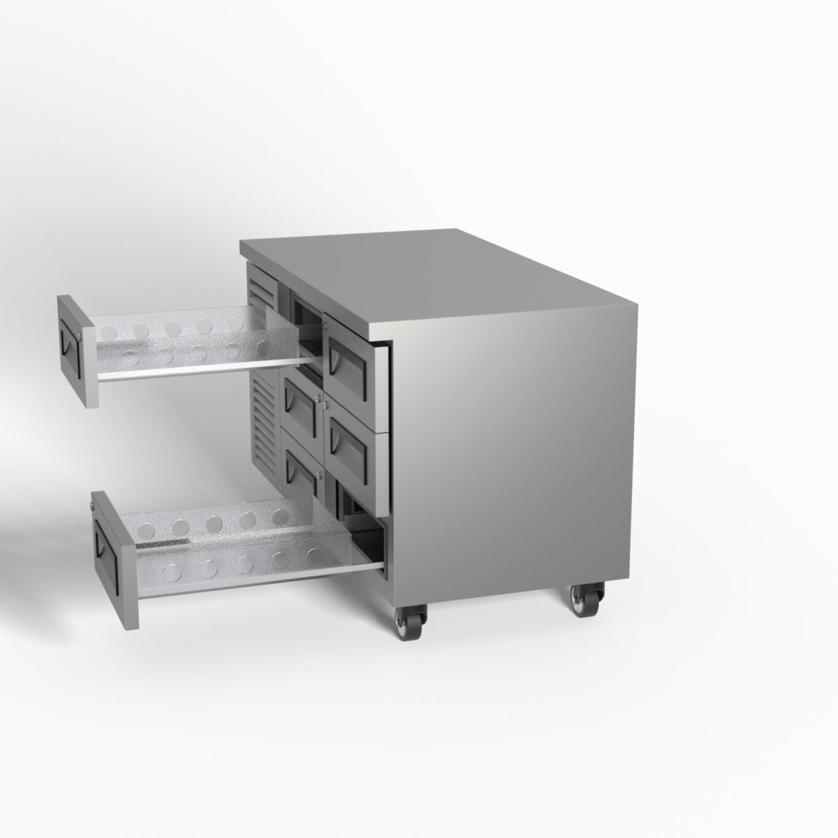 Skope ReFlex 6 Drawer Underbench GN 1/1 Fridge 248L - RF7.UBR.2.D6