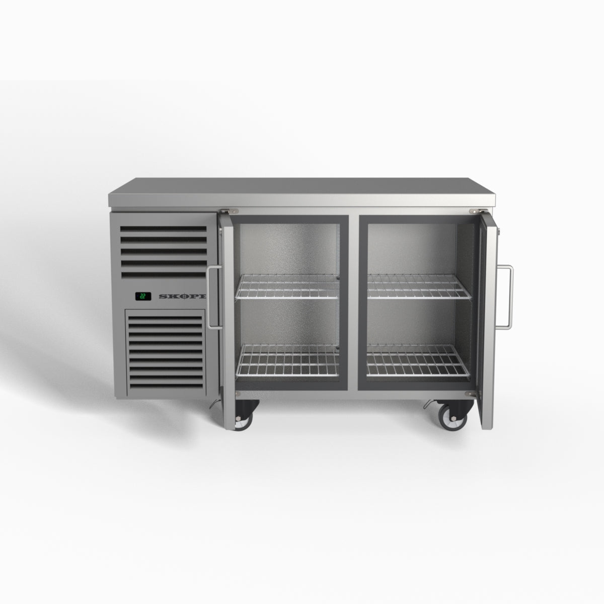 Skope ReFlex 2 Glass Door Underbench GN 1/1 Compatible Fridge 248L - RF7.UBR.2.GD
