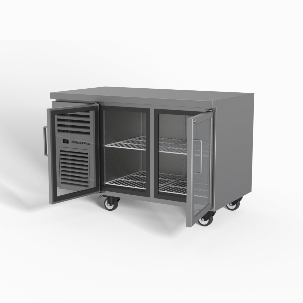 Skope ReFlex 2 Glass Door Underbench GN 1/1 Compatible Fridge 248L - RF7.UBR.2.GD