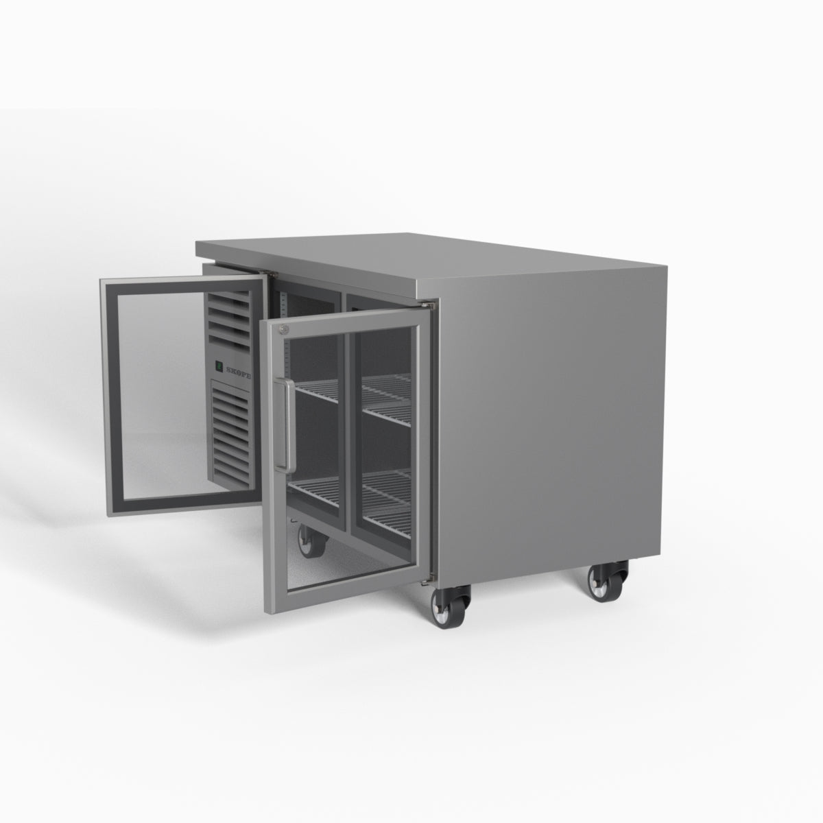 Skope ReFlex 2 Glass Door Underbench GN 1/1 Compatible Fridge 248L - RF7.UBR.2.GD