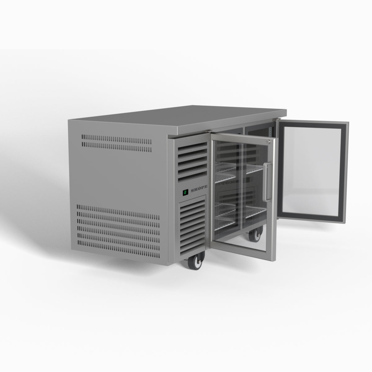 Skope ReFlex 2 Glass Door Underbench GN 1/1 Compatible Fridge 248L - RF7.UBR.2.GD