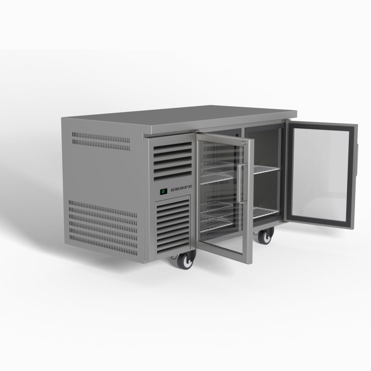 Skope ReFlex 2 Glass Door Underbench GN 1/1 Compatible Fridge 248L - RF7.UBR.2.GD