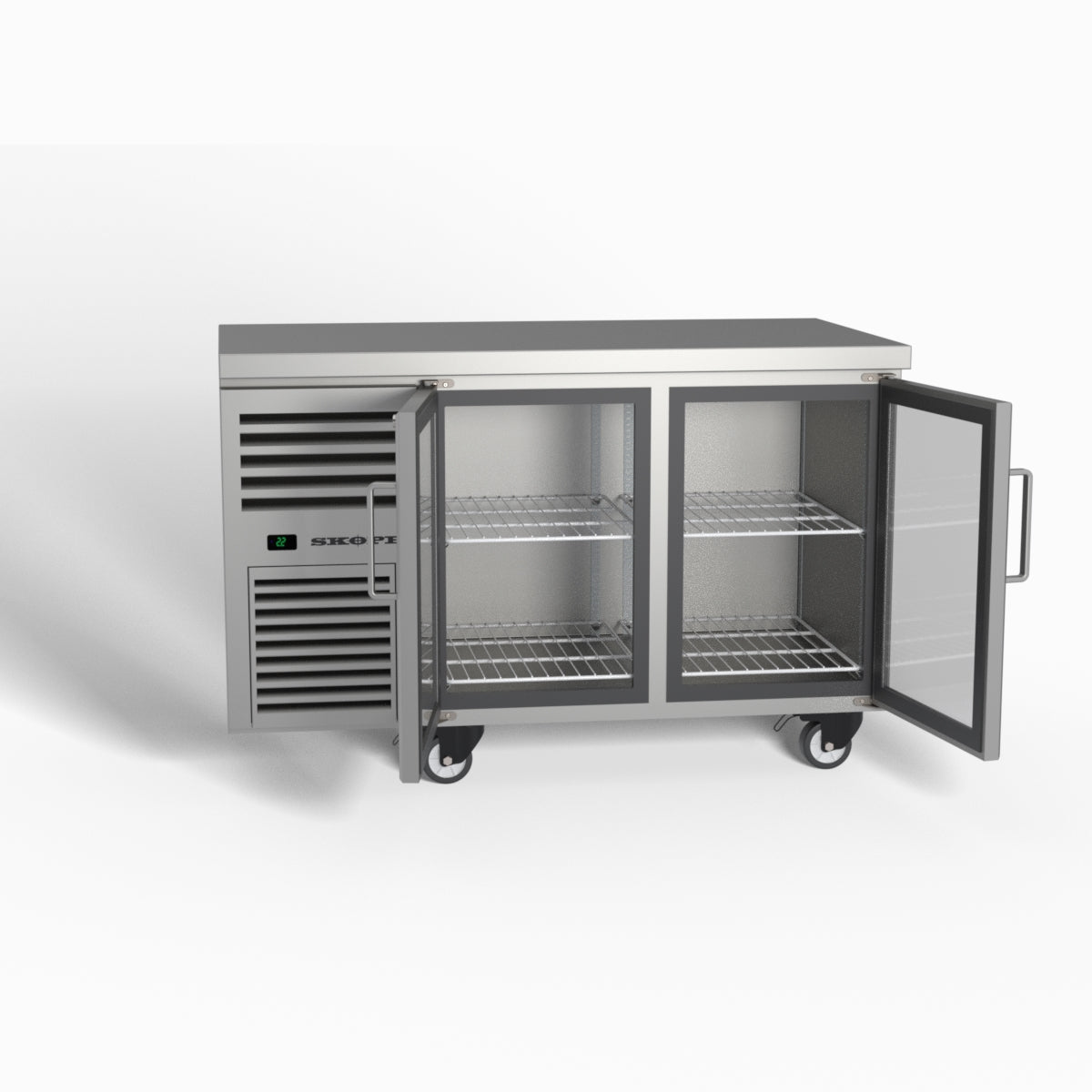Skope ReFlex 2 Glass Door Underbench GN 1/1 Compatible Fridge 248L - RF7.UBR.2.GD