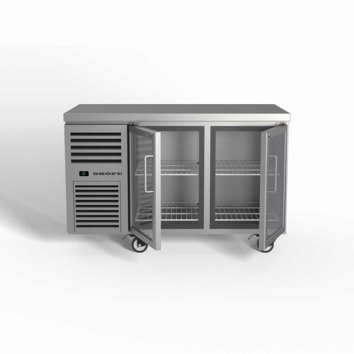 Skope ReFlex 2 Glass Door Underbench GN 1/1 Compatible Fridge 248L - RF7.UBR.2.GD