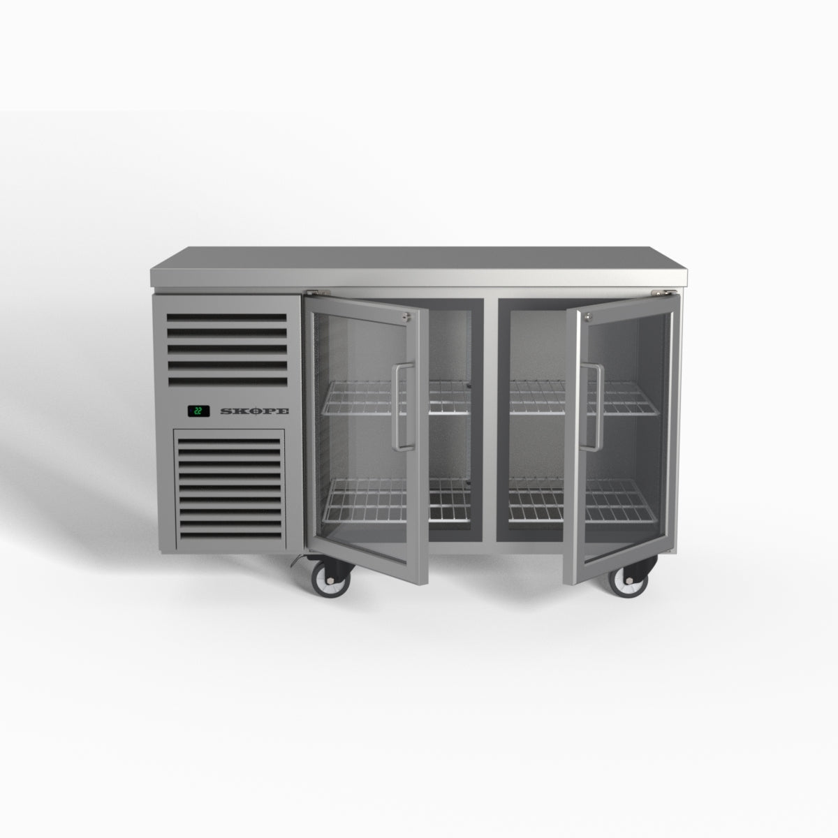 Skope ReFlex 2 Glass Door Underbench GN 1/1 Compatible Fridge 248L - RF7.UBR.2.GD