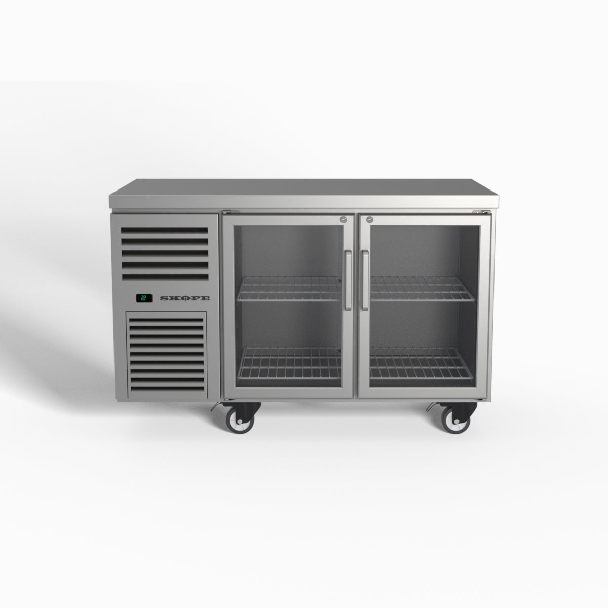 Skope ReFlex 2 Glass Door Underbench GN 1/1 Compatible Fridge 248L - RF7.UBR.2.GD