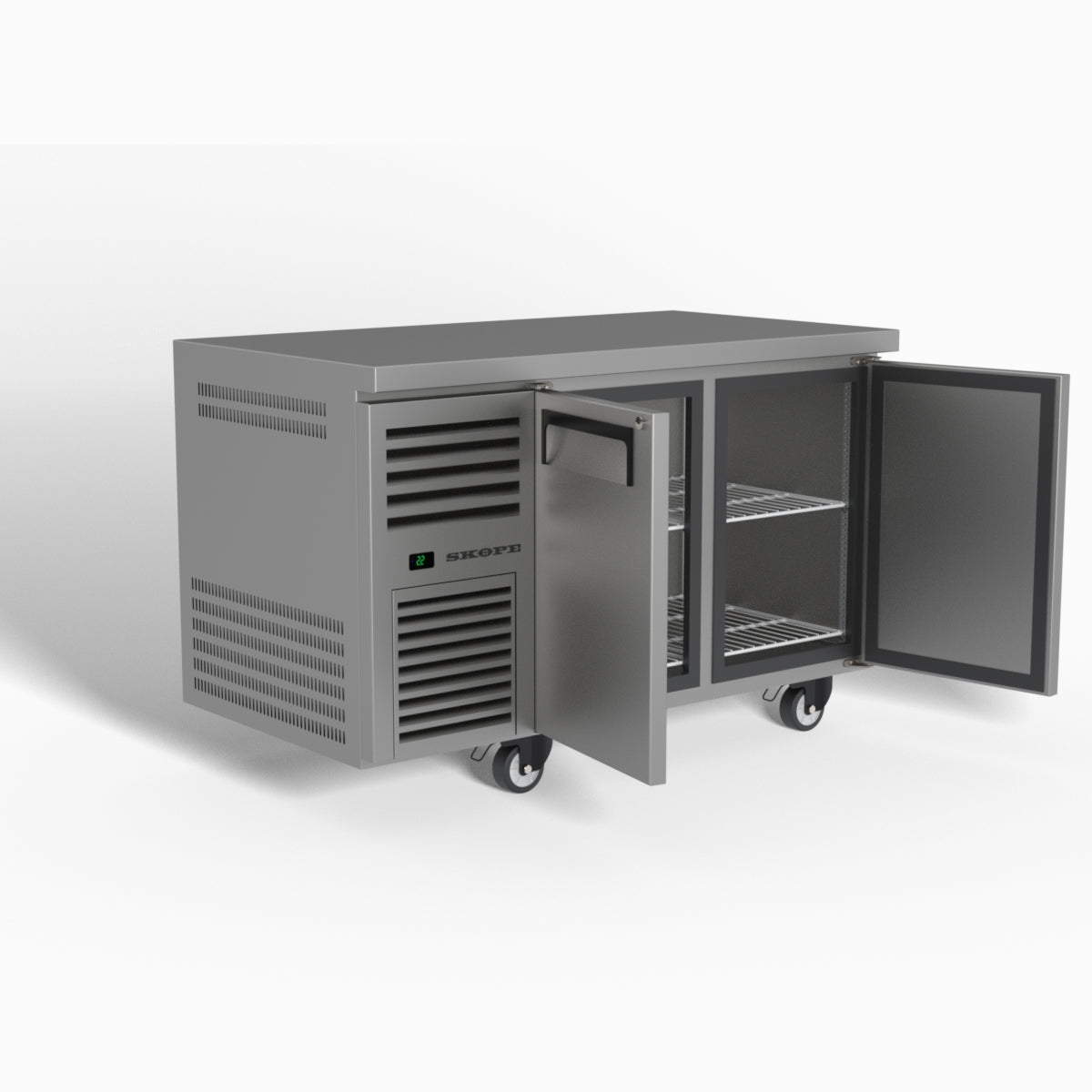 Skope ReFlex 2 Solid Door Underbench GN 1/1 Compatible Freezer 248L - RF7.UBF.2.SD