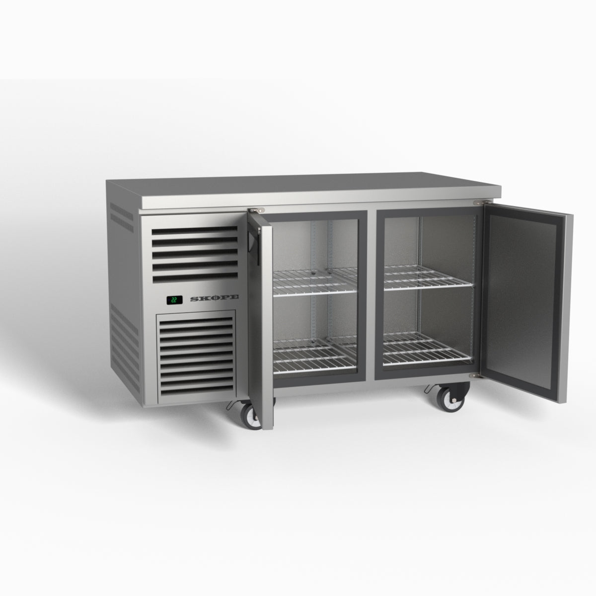 Skope ReFlex 2 Solid Door Underbench GN 1/1 Compatible Freezer 248L - RF7.UBF.2.SD