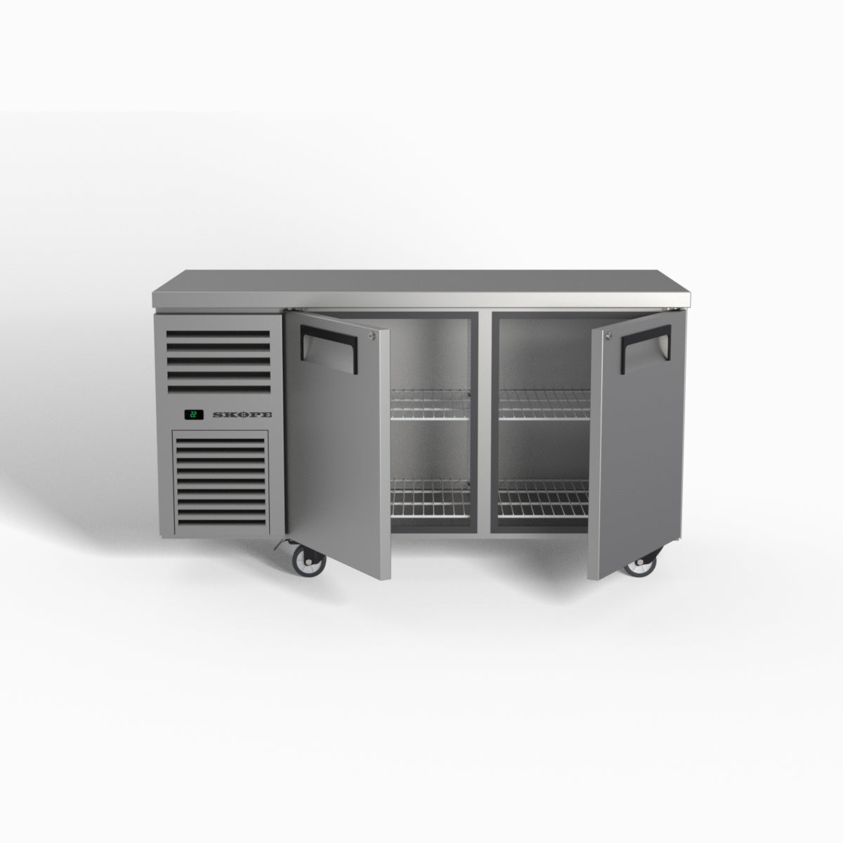 Skope ReFlex 2 Solid Door Underbench Fridge 1500mm Wide 333L - RF7.UBR.2XL.SD