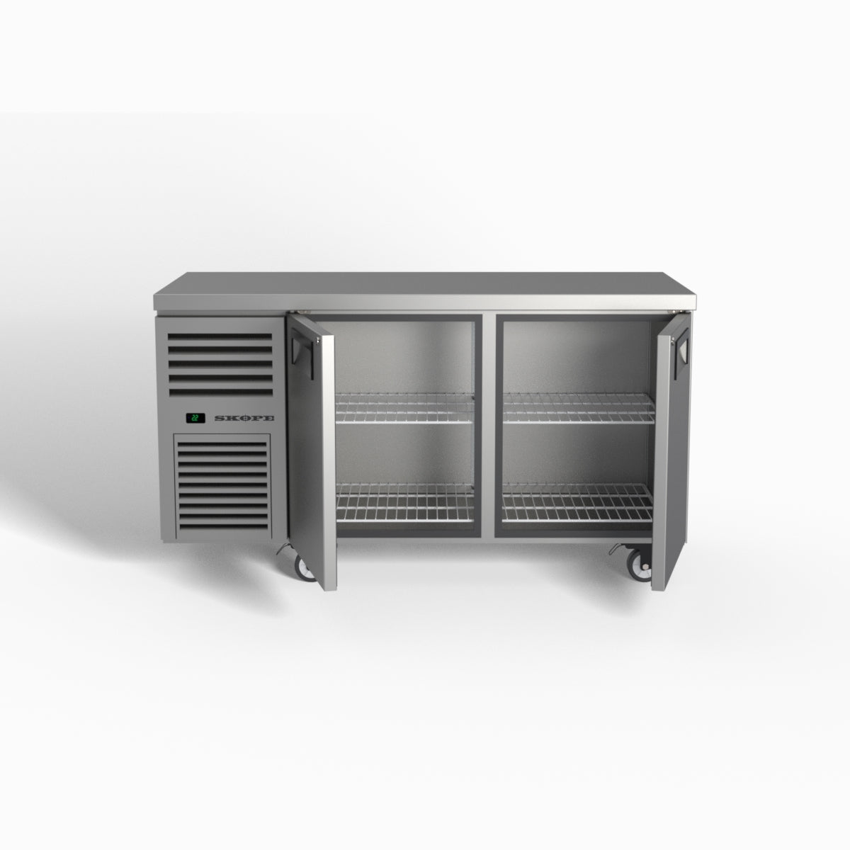 Skope ReFlex 2 Solid Door Underbench Fridge 1500mm Wide 333L - RF7.UBR.2XL.SD