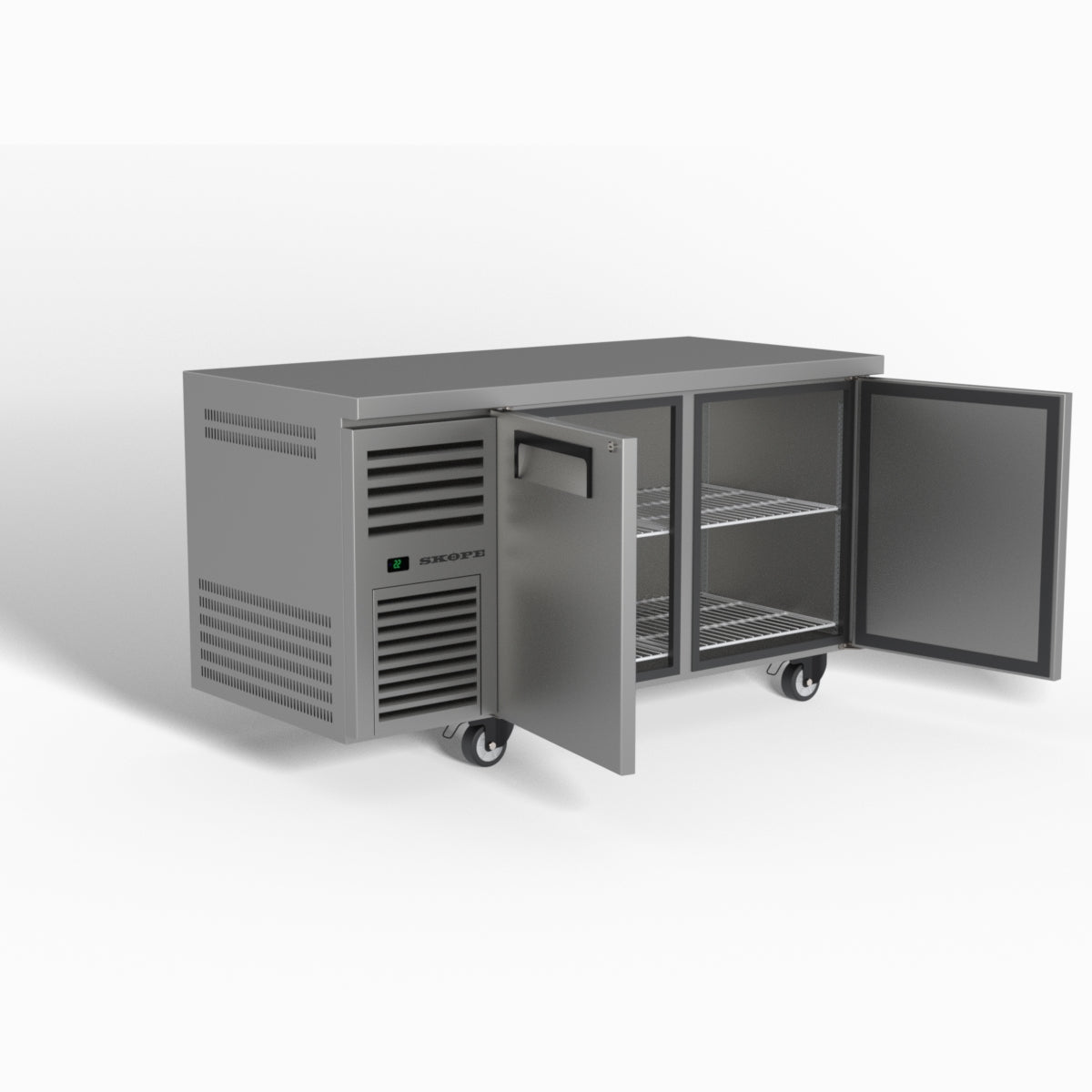 Skope ReFlex 2 Solid Door Underbench Fridge 1500mm Wide 333L - RF7.UBR.2XL.SD