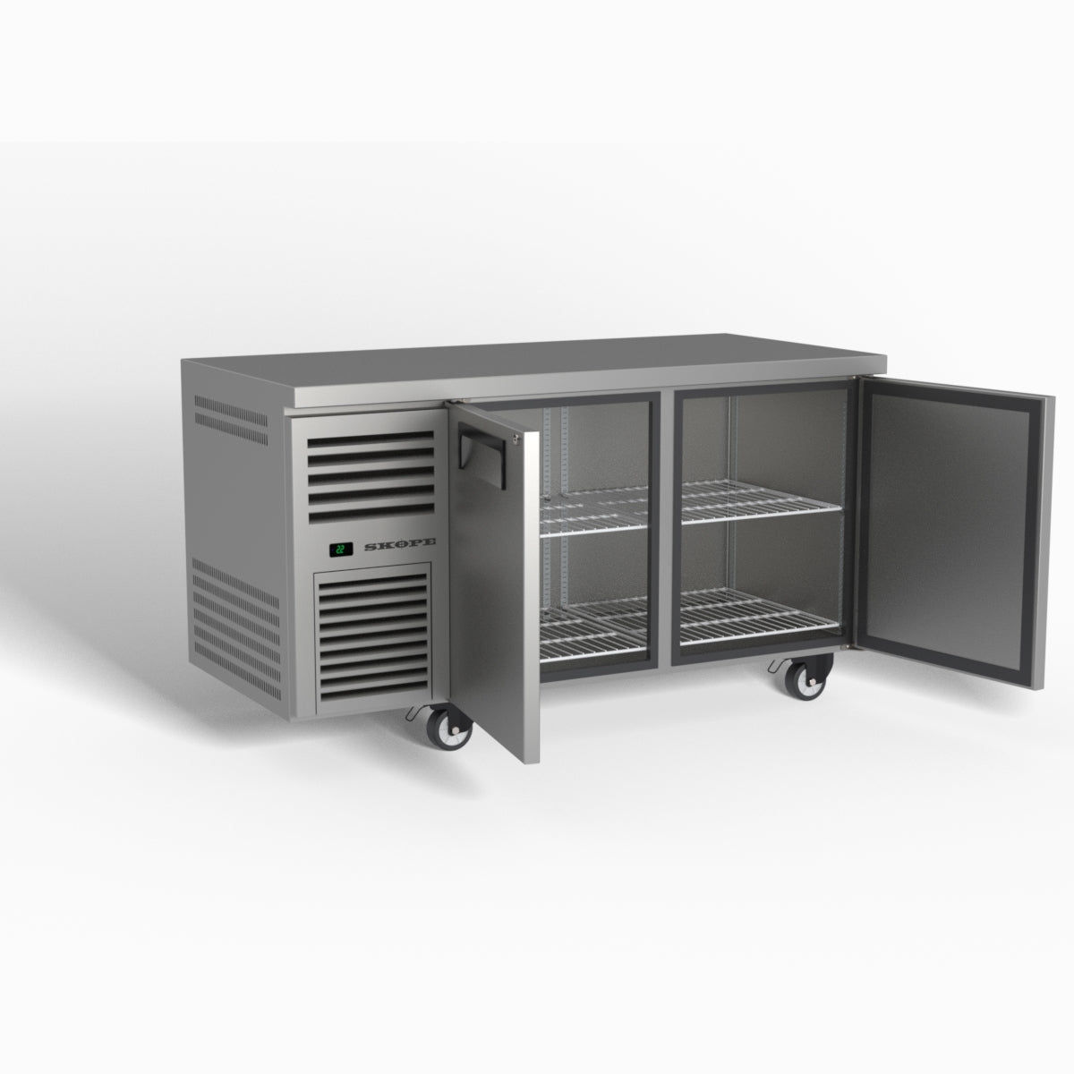 Skope ReFlex 2 Solid Door Underbench Fridge 1500mm Wide 333L - RF7.UBR.2XL.SD