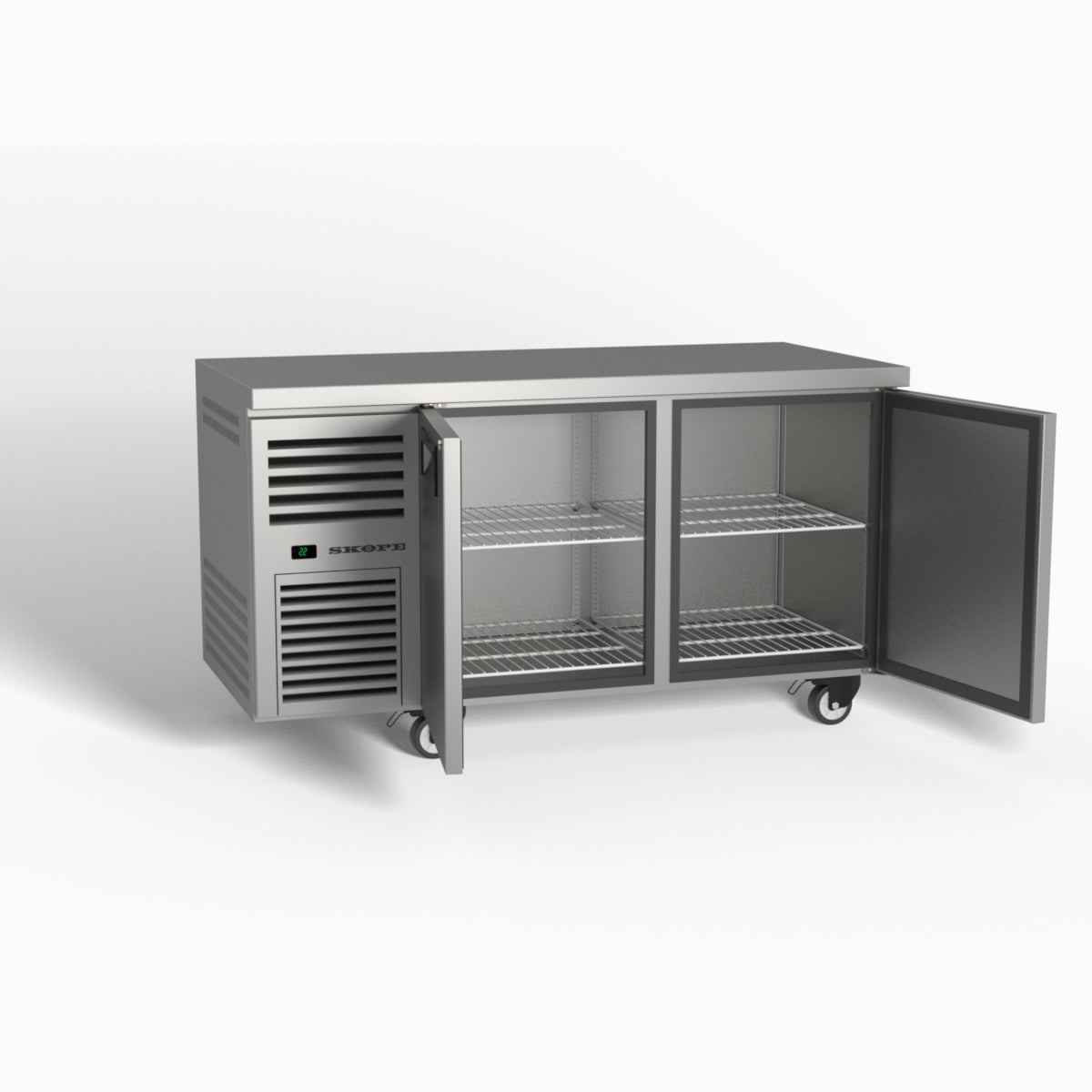 Skope ReFlex 2 Solid Door Underbench Fridge 1500mm Wide 333L - RF7.UBR.2XL.SD