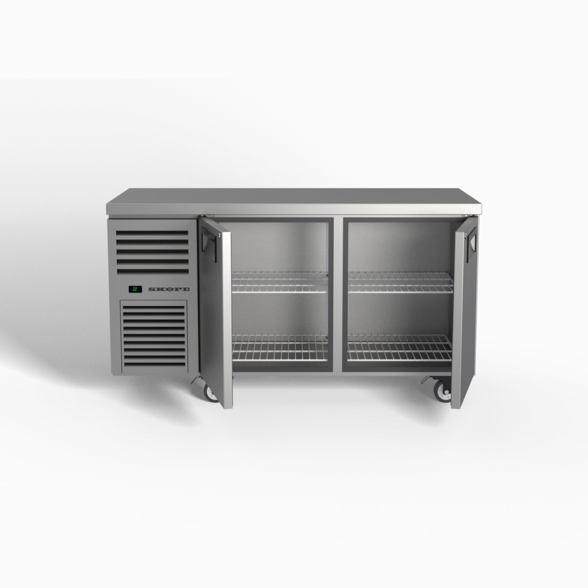 Skope ReFlex 2 Solid Door Underbench Fridge 1500mm Wide 333L - RF7.UBR.2XL.SD