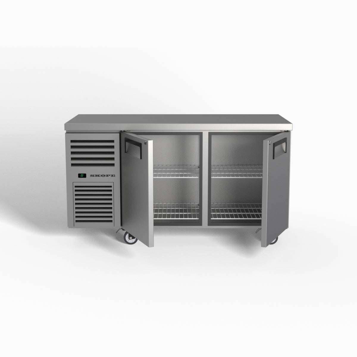 Skope ReFlex 2 Solid Door Underbench Fridge 1500mm Wide 333L - RF7.UBR.2XL.SD