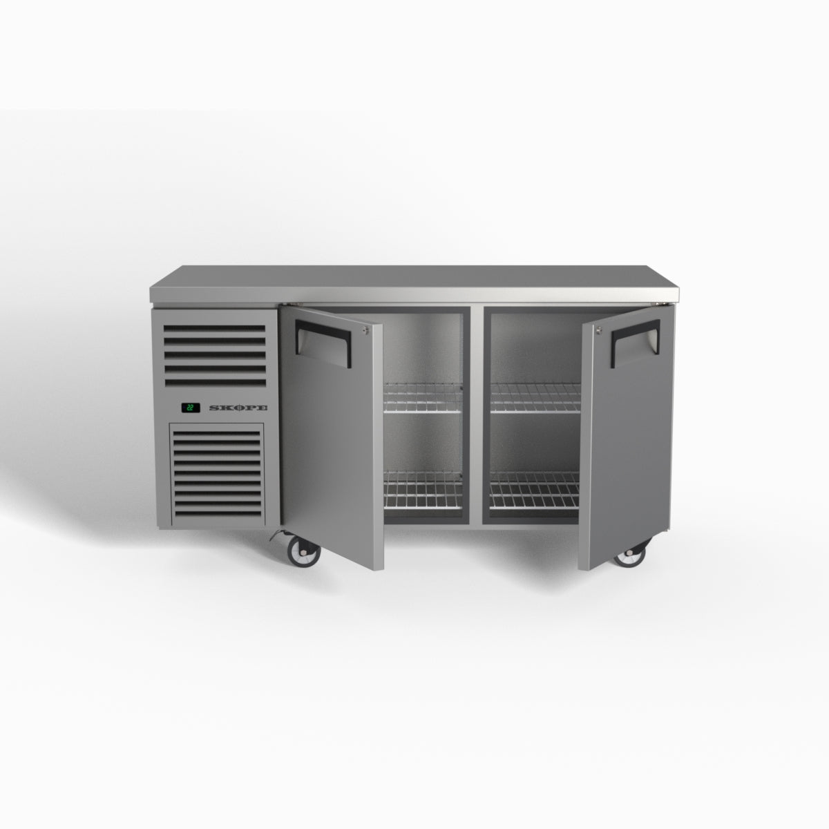 Skope ReFlex 2 Solid Door Underbench Fridge 1500mm Wide 333L - RF7.UBR.2XL.SD