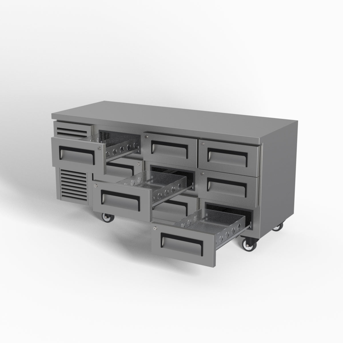 Skope ReFlex 9 Drawer Underbench GN 1/1 Fridge 397L - RF7.UBR.3.D9