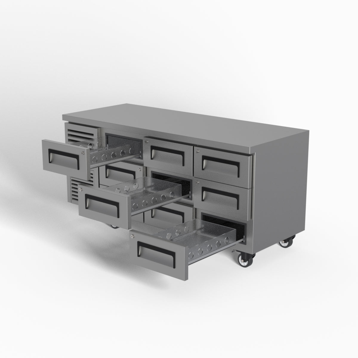 Skope ReFlex 9 Drawer Underbench GN 1/1 Fridge 397L - RF7.UBR.3.D9