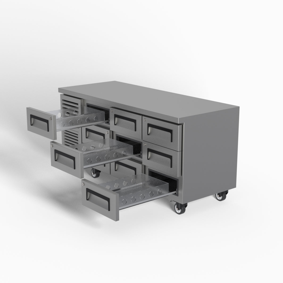 Skope ReFlex 9 Drawer Underbench GN 1/1 Fridge 397L - RF7.UBR.3.D9