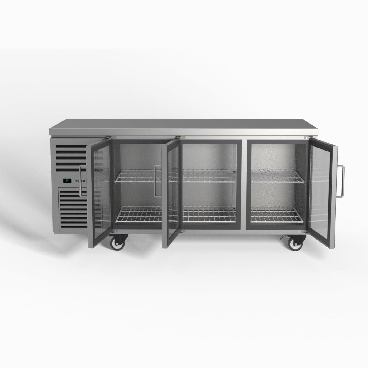 Skope ReFlex 3 Glass Door Underbench GN 1/1 Compatible Fridge 387L - RF7.UBR.3.GD