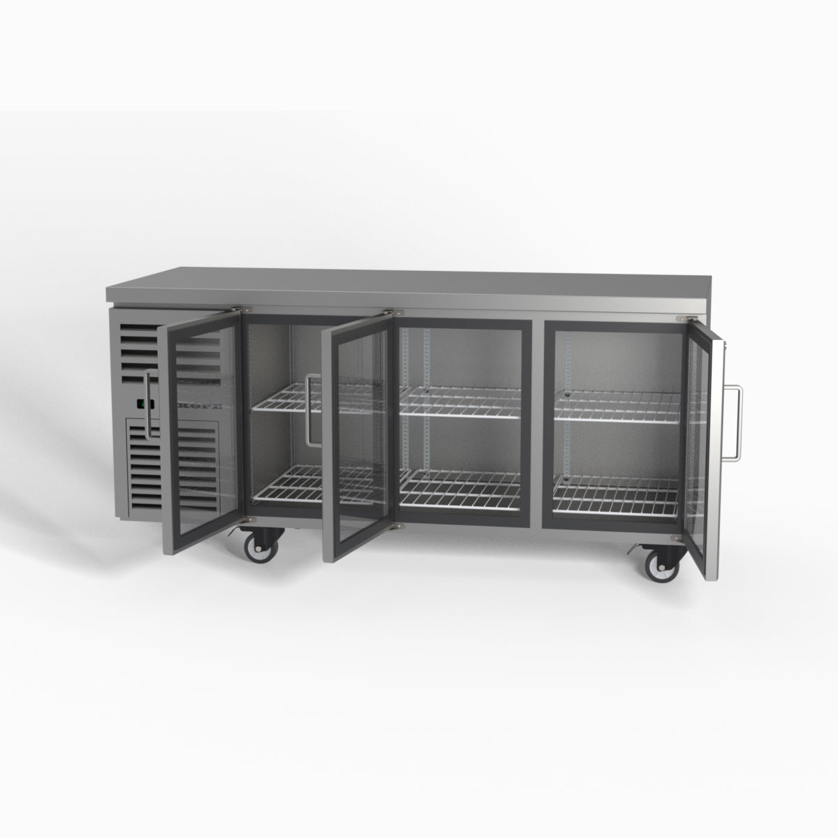Skope ReFlex 3 Glass Door Underbench GN 1/1 Compatible Fridge 387L - RF7.UBR.3.GD