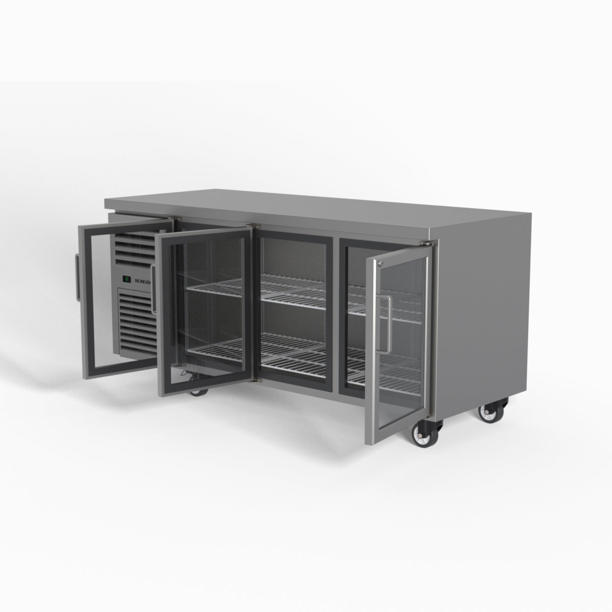 Skope ReFlex 3 Glass Door Underbench GN 1/1 Compatible Fridge 387L - RF7.UBR.3.GD