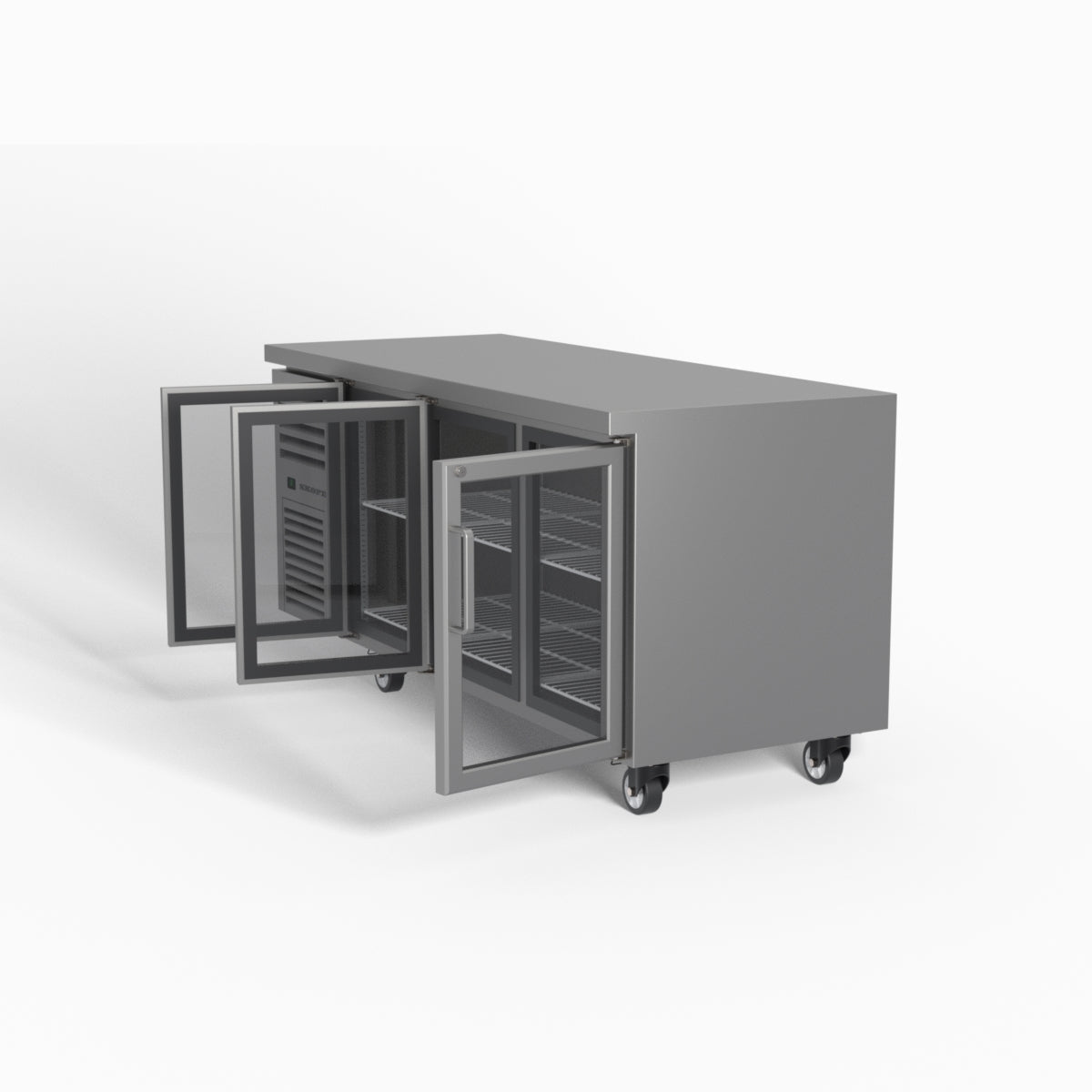 Skope ReFlex 3 Glass Door Underbench GN 1/1 Compatible Fridge 387L - RF7.UBR.3.GD