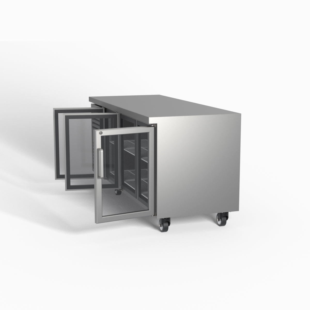 Skope ReFlex 3 Glass Door Underbench GN 1/1 Compatible Fridge 387L - RF7.UBR.3.GD