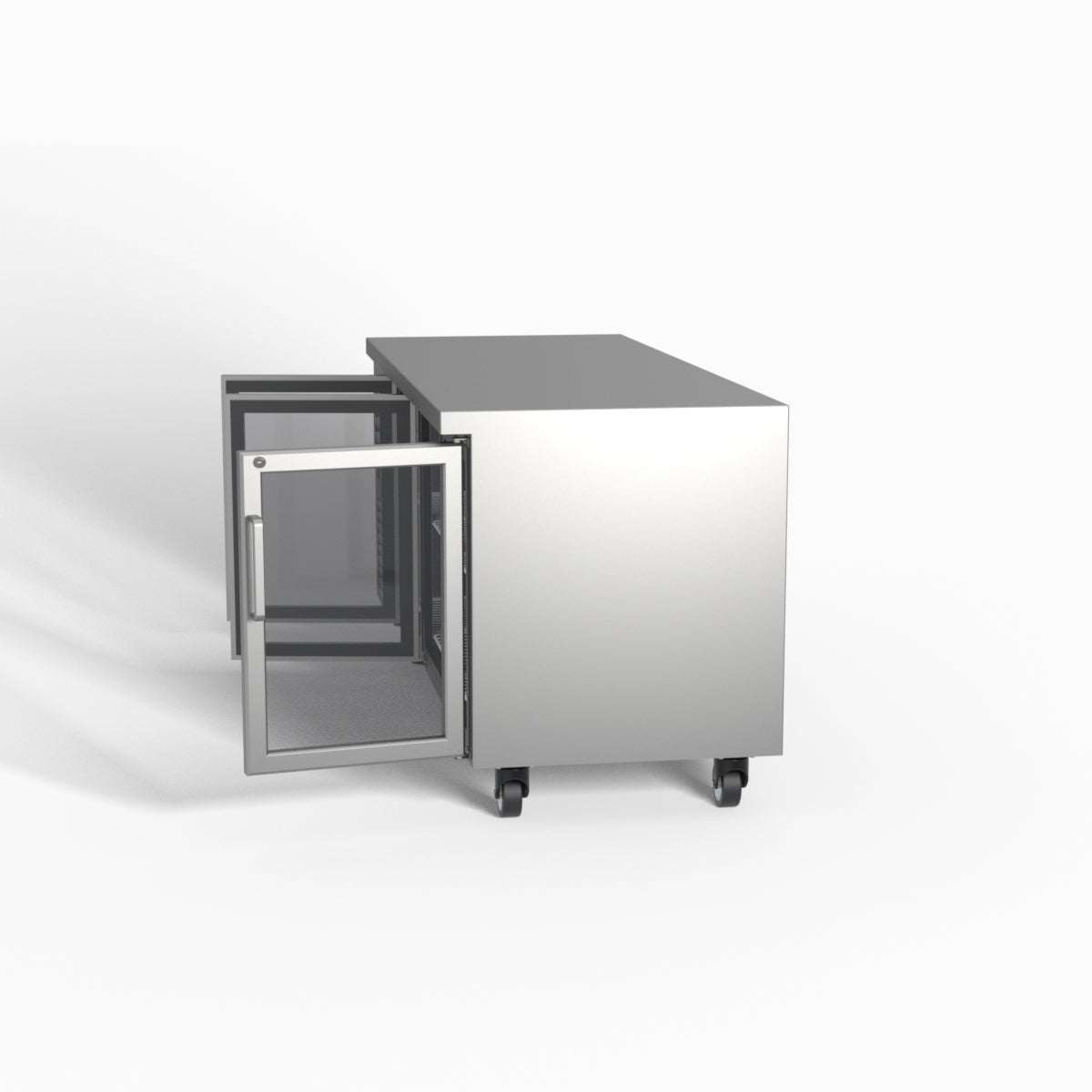 Skope ReFlex 3 Glass Door Underbench GN 1/1 Compatible Fridge 387L - RF7.UBR.3.GD
