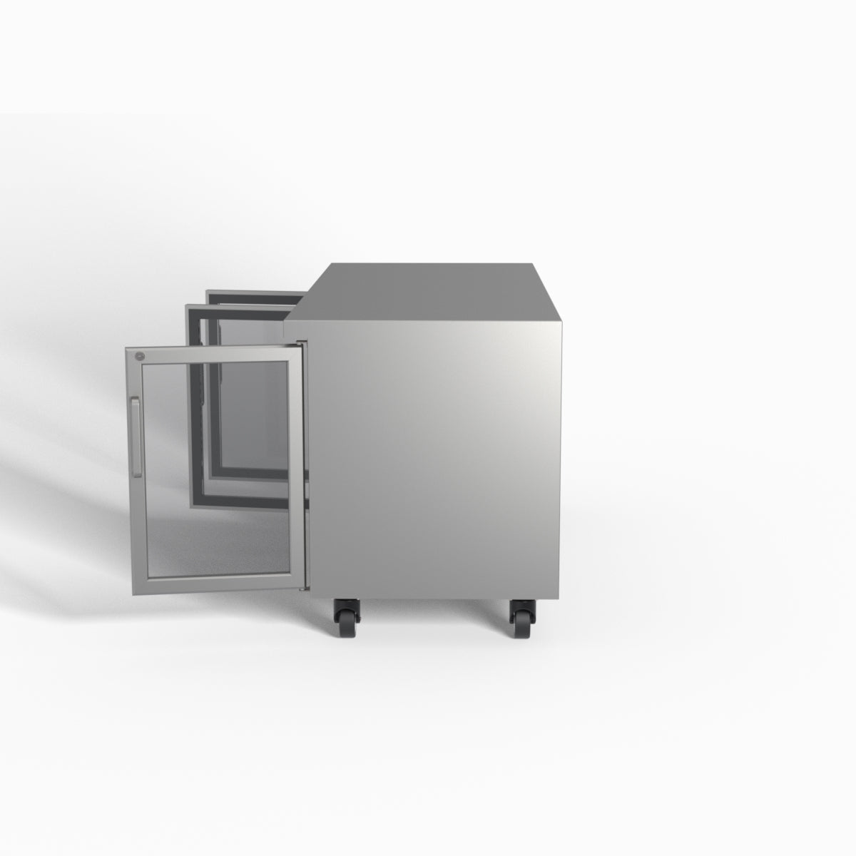 Skope ReFlex 3 Glass Door Underbench GN 1/1 Compatible Fridge 387L - RF7.UBR.3.GD