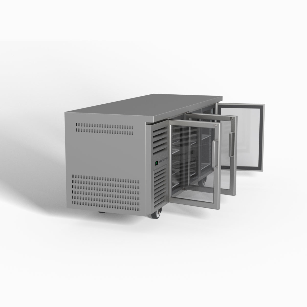 Skope ReFlex 3 Glass Door Underbench GN 1/1 Compatible Fridge 387L - RF7.UBR.3.GD