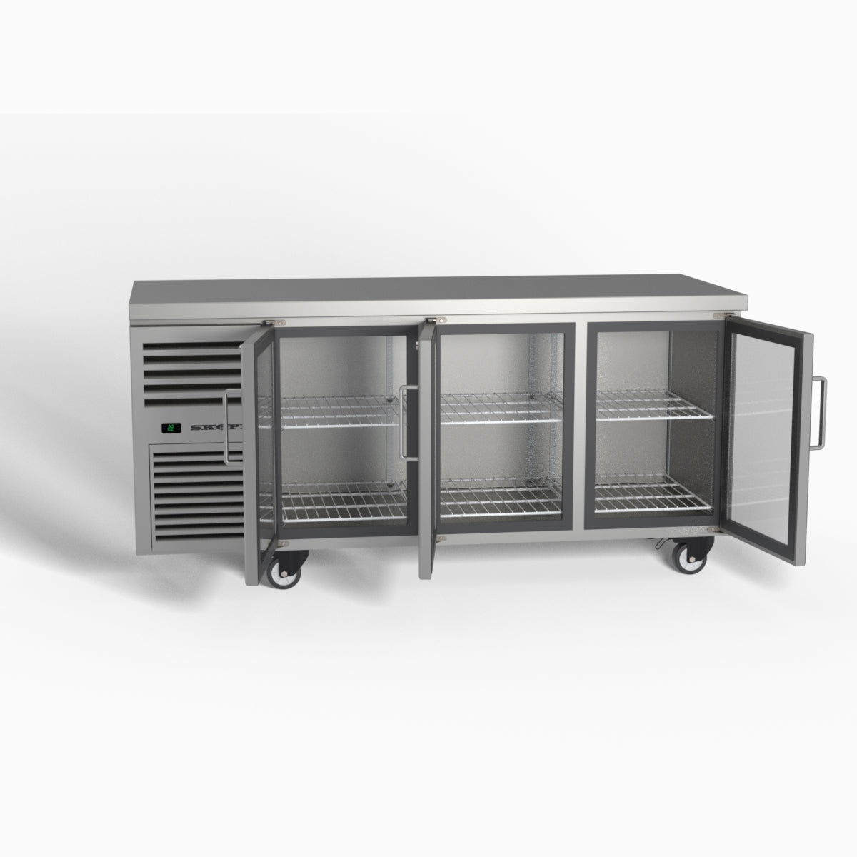 Skope ReFlex 3 Glass Door Underbench GN 1/1 Compatible Fridge 387L - RF7.UBR.3.GD