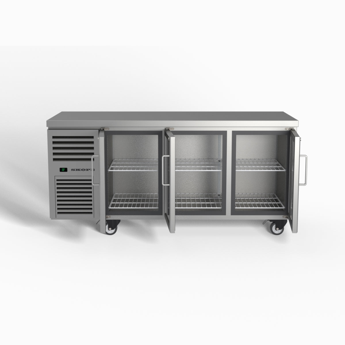 Skope ReFlex 3 Glass Door Underbench GN 1/1 Compatible Fridge 387L - RF7.UBR.3.GD