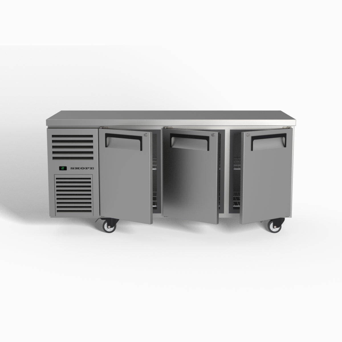 Skope ReFlex 3 Solid Door Underbench GN 1/1 Compatible Freezer 387L - RF7.UBF.3.SD