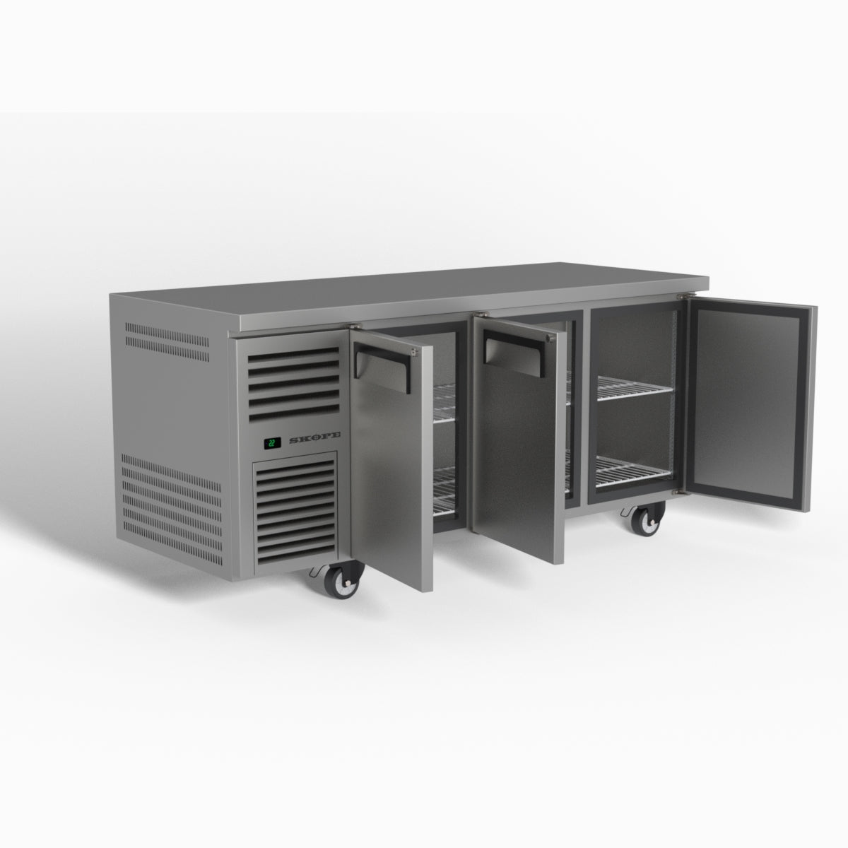 Skope ReFlex 3 Solid Door Underbench GN 1/1 Compatible Fridge 387L - RF7.UBR.3.SD