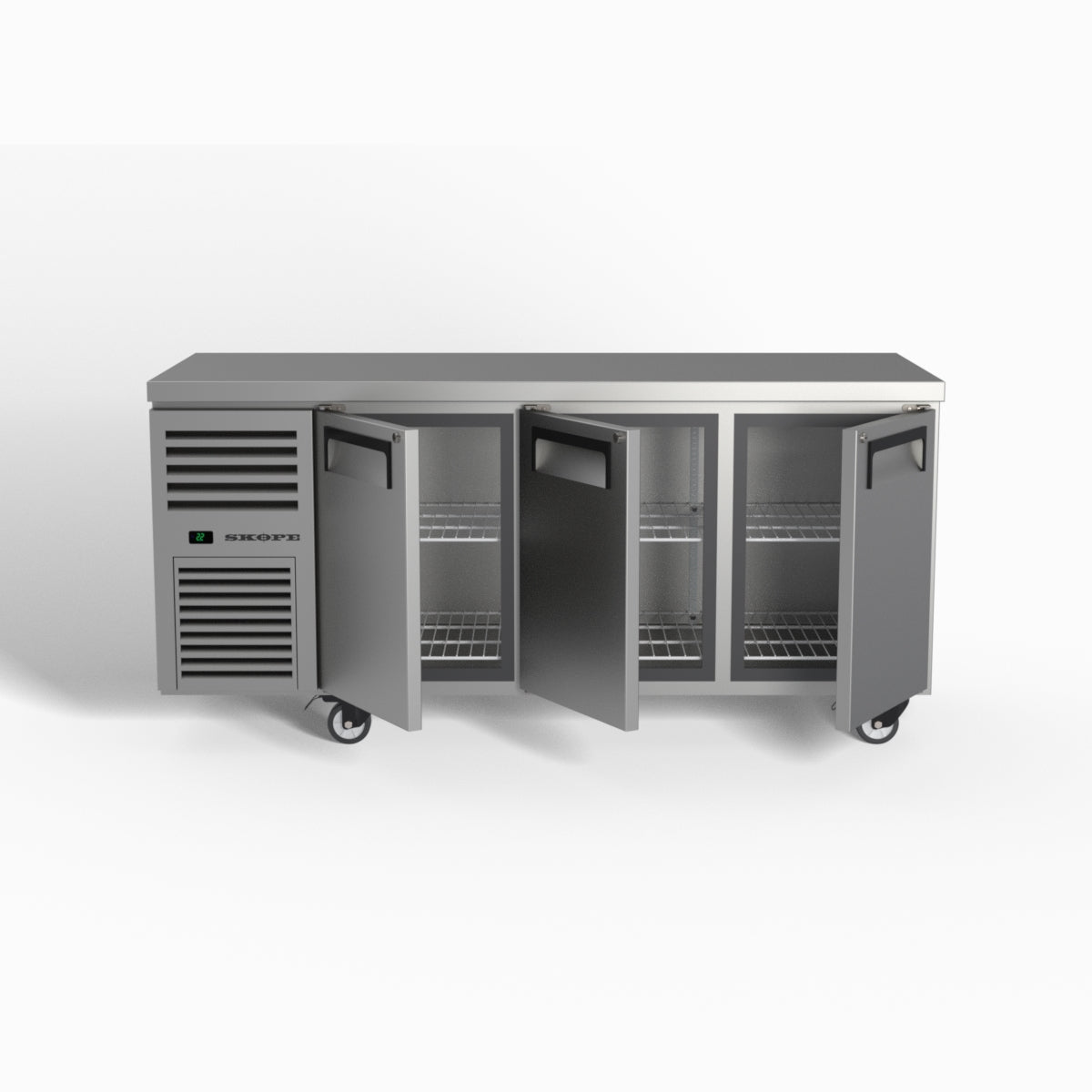 Skope ReFlex 3 Solid Door Underbench GN 1/1 Compatible Fridge 387L - RF7.UBR.3.SD