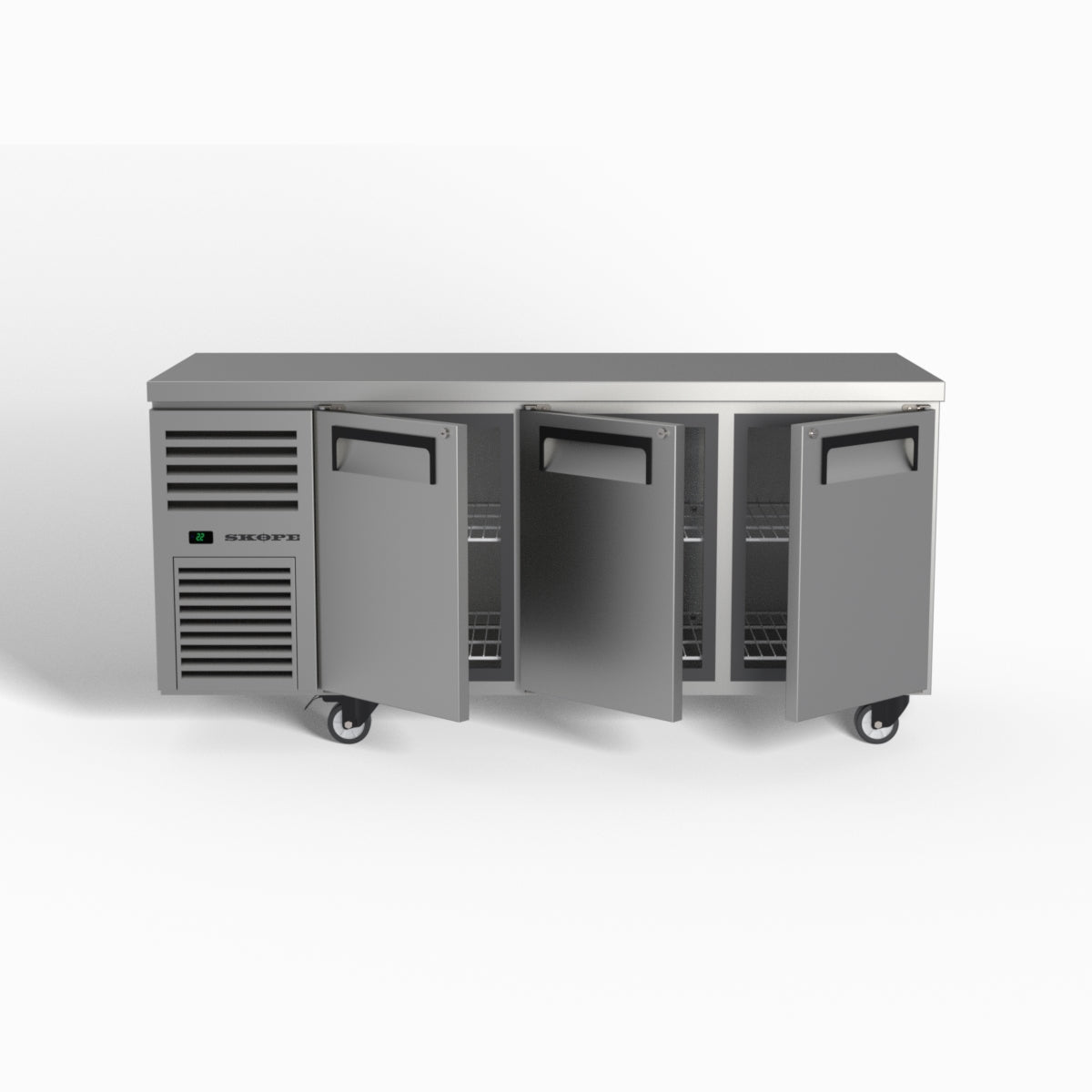Skope ReFlex 3 Solid Door Underbench GN 1/1 Compatible Freezer 387L - RF7.UBF.3.SD